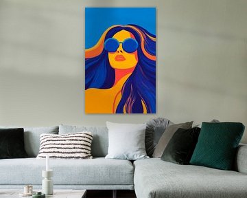 Rays of sunshine and colourful elegance by Poster Art Shop