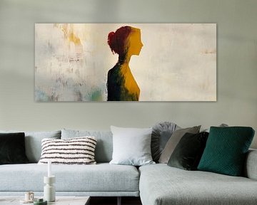 Stille schoonheid in het spel van kleuren van Poster Art Shop