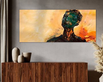 Hidden melancholy in the play of colours by Poster Art Shop