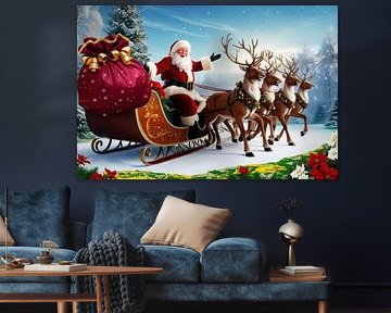 kerstman van hisam colours