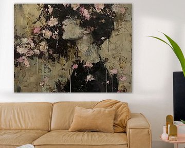 Echoes of Fragility van Abstract Schilderij