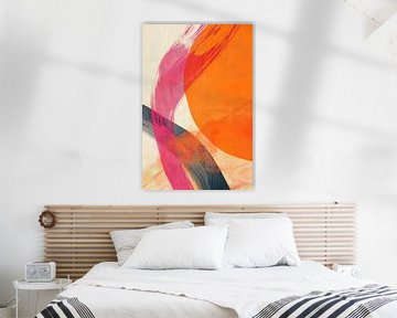 Zacht abstract schilderij van Modern Collection