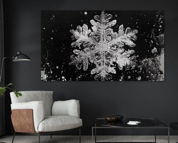 Sneeuwvlok artistiek panorama van TheXclusive Art