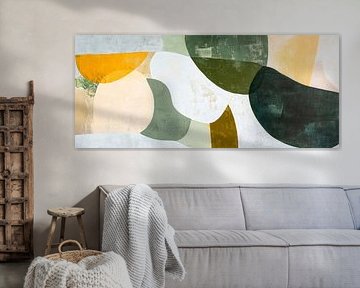 Abstract colour harmonies in natural tones by Poster Art Shop