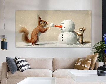 Winter hide-and-seek
