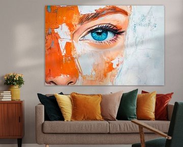 A moment of colour - expressive and clear by Poster Art Shop