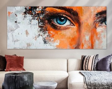 A moment of colour - expressive proximity by Poster Art Shop