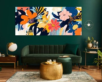 Blooming fantasy world in a blaze of colour by Poster Art Shop