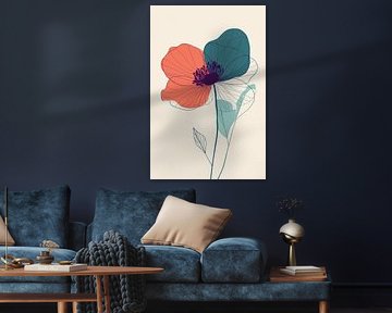 Blooming elegance in soft colours by Poster Art Shop