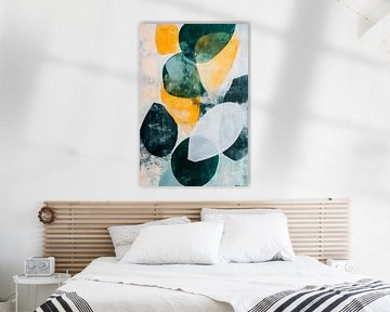 Colourful composition of shapes - Abstract by Poster Art Shop