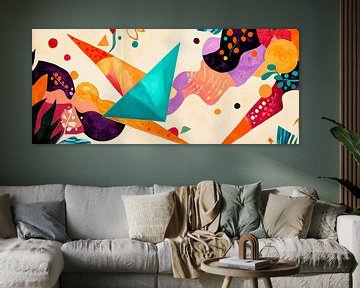 Geometric colourfulness in motion by Poster Art Shop