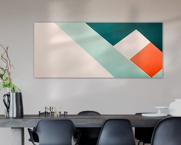Geometric colour combinations in pastel by Poster Art Shop