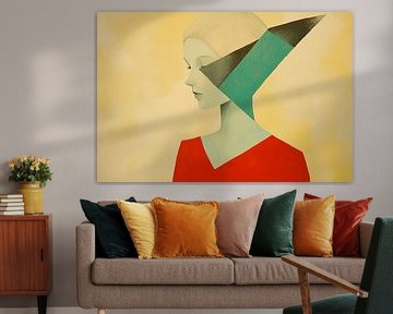 Geometric beauty in soft colours by Poster Art Shop
