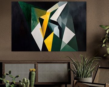 Geometric play with light and shadow by Poster Art Shop