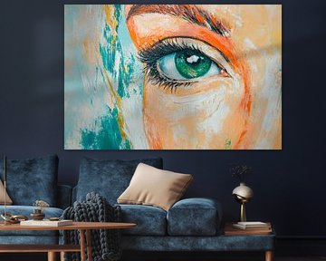 Green moment - Colourful proximity by Poster Art Shop