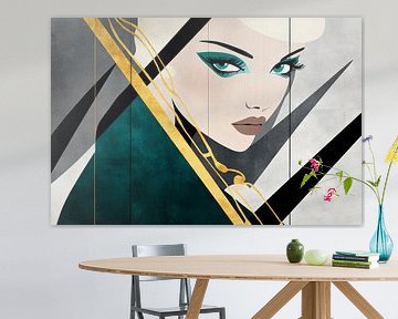 Modern elegance with sharp lines by Poster Art Shop