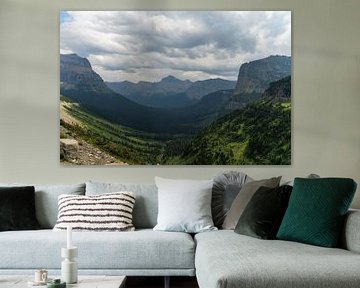 Glacier National Park, Going-to-the-sun Road, Montana, USA by Jeroen van Deel