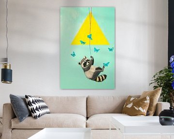 Sacs à nez et papillons - Ludique sur Poster Art Shop