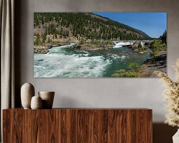 Kootenai Falls, Montana, USA van Jeroen van Deel