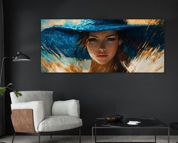 Radiant look - Female summer pose by Poster Art Shop