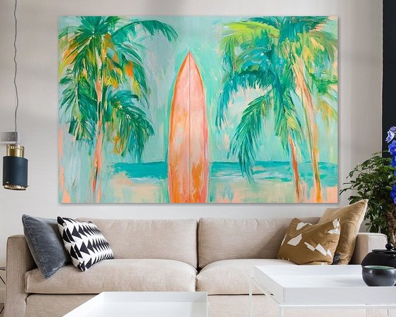 Example of the artwork in a room