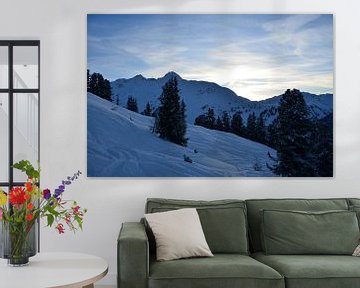 Winterse Alpen van Marcel van Duinen