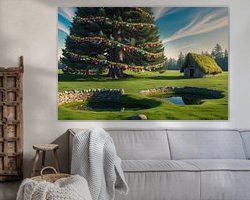 Example of the artwork in a room