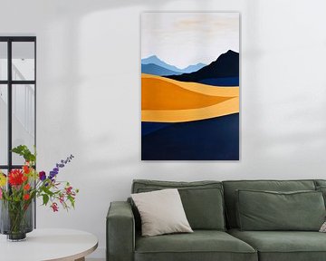 Desert landscape in soft colours by Poster Art Shop