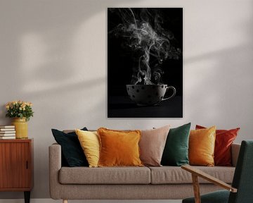 Teacup with smoke