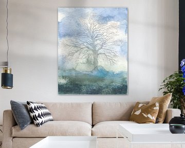 Winterboom in de ochtend van Friederike Rave