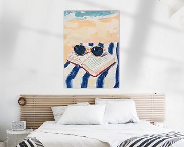 Strand Lesen Meer Buch Urlaub Sommer von Niklas Maximilian