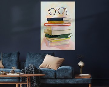 Boeken Lezen Studeren Leren Brillen Literatuur van Niklas Maximilian