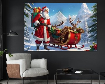 kerstman van hisam colours