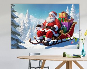 kerstman van hisam colours