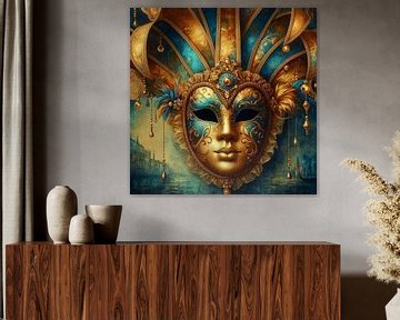Venetian mask by Nicolette Vermeulen