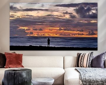 Lever de soleil à Ka a-pa a, Kauai.