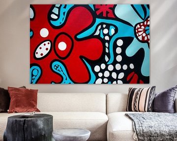 Abstracte patronen in felle kleuren van Imperial Art House