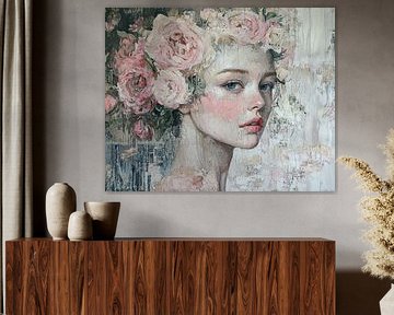 Rozenportret | Vrouw met Rozen