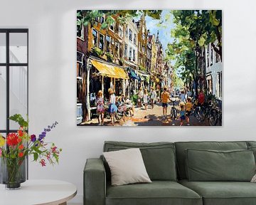 Painting Amsterdam by Abstract Painting