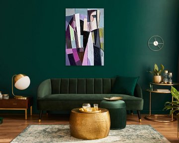 Modern abstract kunstwerk kubisme van Imperial Art House