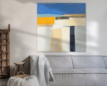 Slowenien Abstrakt | Geometrisches Geflüster von Abstraktes Gemälde