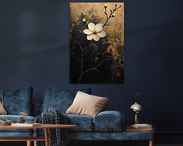 Moderne Blumenmalerei von Kunst Laune