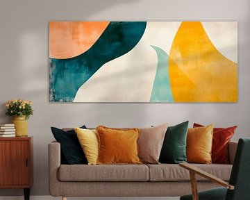 Abstract colour forms in soft light by Poster Art Shop