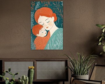 Mother with sleeping child by Imperial Art House