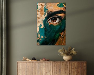 Moment van de ziel - expressief en intens van Poster Art Shop