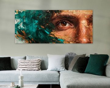 Moment of intensity - play of colours by Poster Art Shop
