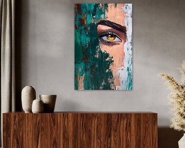 Een moment tussen kleuren en vormen van Poster Art Shop
