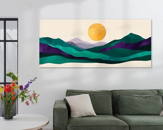 Example of the artwork in a room