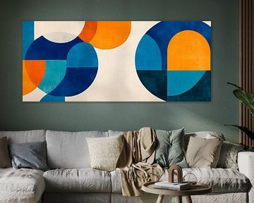 Farbenfrohe Geometrie – Kreise und Formen von Poster Art Shop