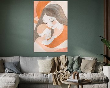 Mother and child painting by Imperial Art House